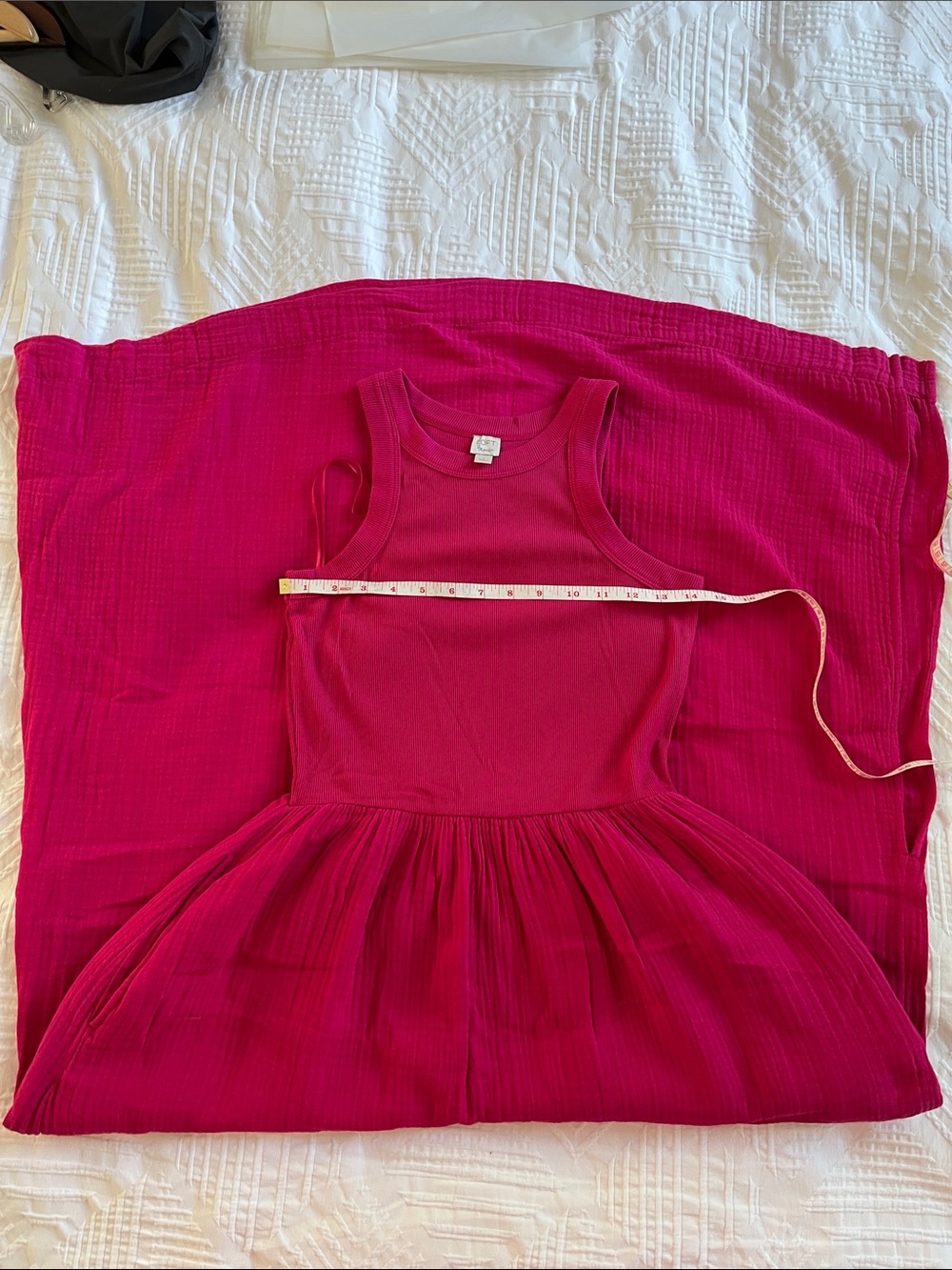 LOFT Fuchsia/Pink Maxi Dress